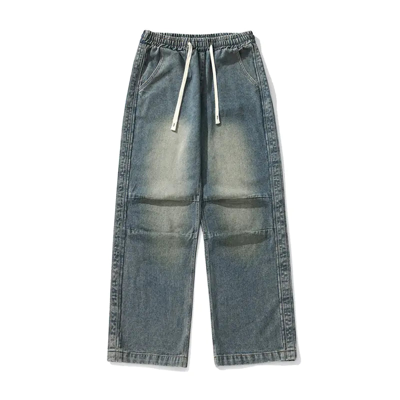 Men's Pleated Japanese Drawstring Trousers