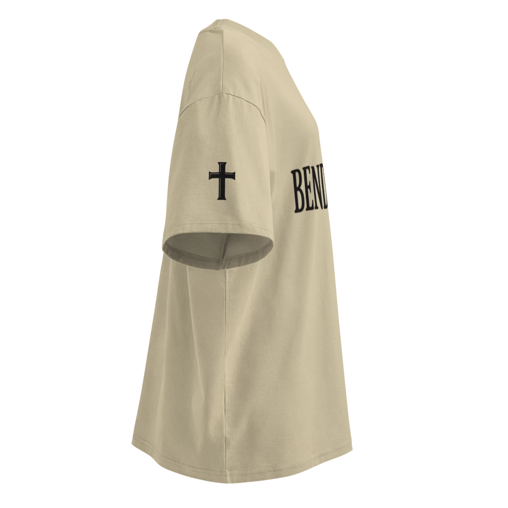 Unisex Organic Oversized High Neck T-Shirt | BENDECIDO