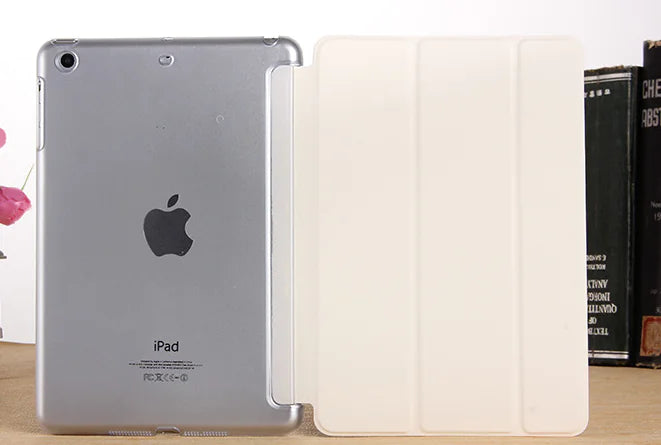 iPad Case, Tablet Leather Cover, Tri-Fold Leather Case