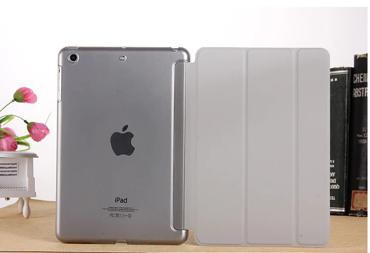 iPad Case, Tablet Leather Cover, Tri-Fold Leather Case