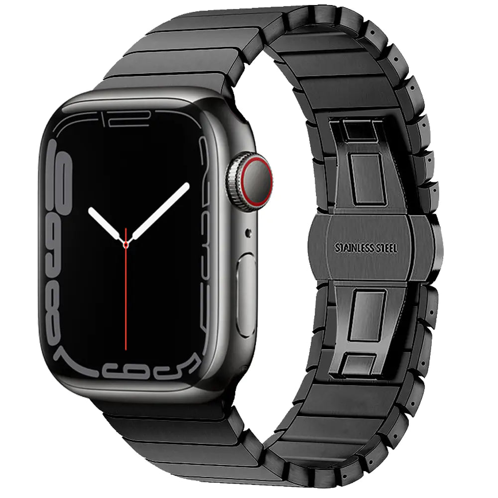 Stainless Steel Watch Band for Apple Watch S8 with Clasp