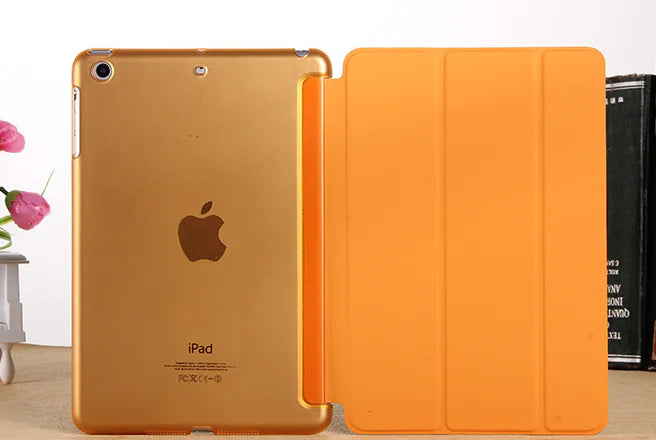 iPad Case, Tablet Leather Cover, Tri-Fold Leather Case