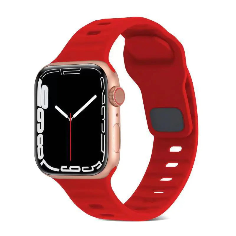 Silicone Watch Band for Apple Watch Series 9 Ultra2