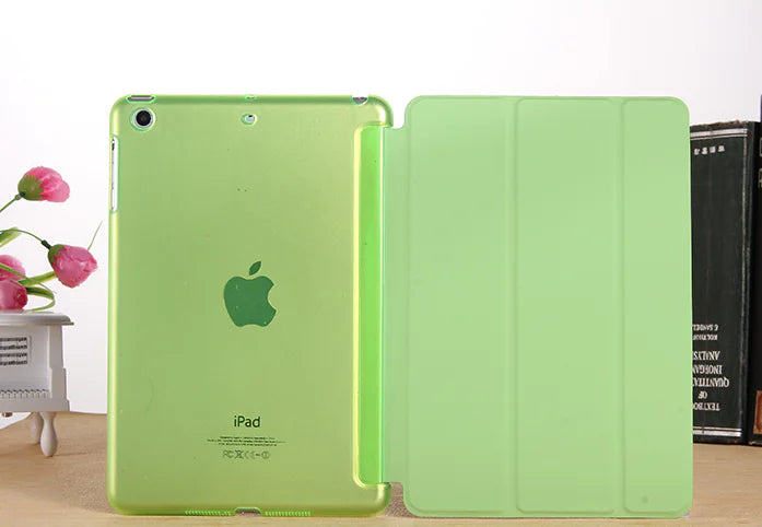 iPad Case, Tablet Leather Cover, Tri-Fold Leather Case