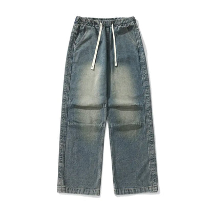 Men's Pleated Japanese Drawstring Trousers
