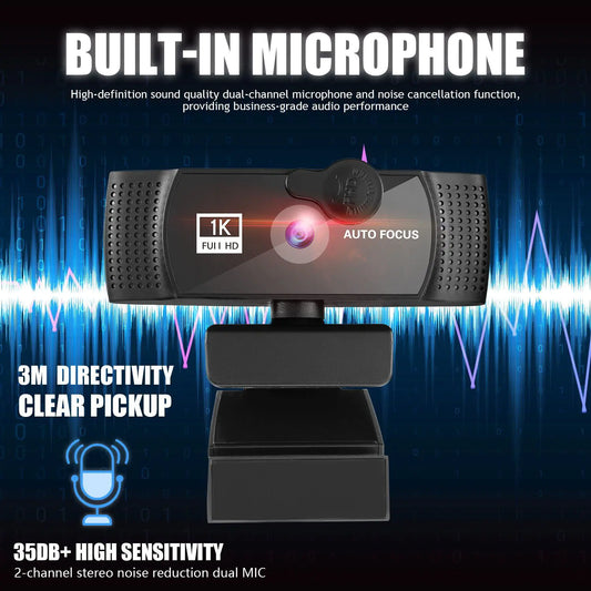 4K Auto Focus Beauty Computer Camera with 1080p Output