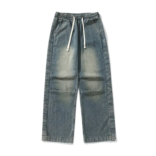 Men's Pleated Japanese Drawstring Trousers