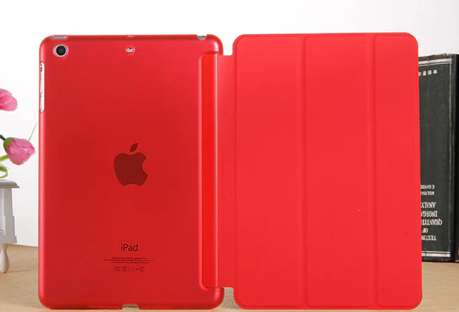 iPad Case, Tablet Leather Cover, Tri-Fold Leather Case