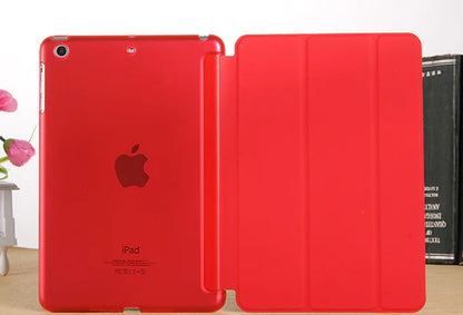 iPad Case, Tablet Leather Cover, Tri-Fold Leather Case