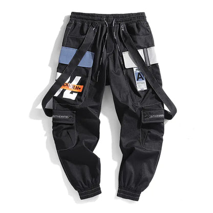 Japanese Men's Casual Trousers - Vintage Hip Hop Style