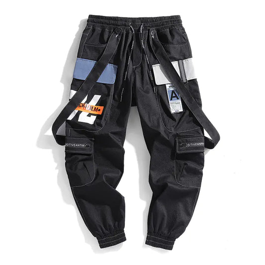 Japanese Men's Casual Trousers - Vintage Hip Hop Style
