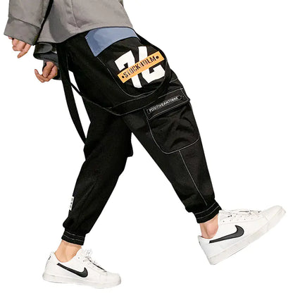 Japanese Men's Casual Trousers - Vintage Hip Hop Style