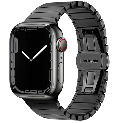 Stainless Steel Watch Band for Apple Watch S8 with Clasp